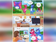 [2D Comic] Super Intersex Birdo Bros Transformation 14/16