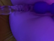 Babygirl needs daddy’s help to cum, leaves her shaking  13/16