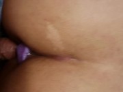 Raw doggystyle fuck with candy heart butt plug 💜 10/16