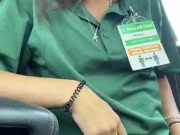 Amateur fucks herself in public! 1/16