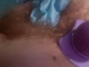 Tiny asshole is stretched with fingers and toys by naughty nurse  3/16