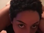 Pregnant Ebony Milf gives Mindblowing Head 13/16