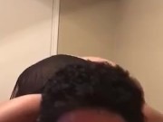 Pregnant Ebony Milf gives Mindblowing Head 3/16