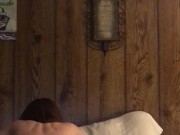 Mature Hot Wife riding young mans cock & soaking him 14/16