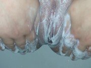 washing my dirty pussy 8/16