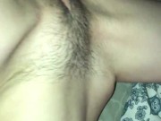 Большой член трахает и кончает в узкую киску 11/16