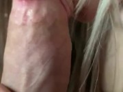 Close up BLOWJOB with ASS, PUSSY and FEET Play 1/16