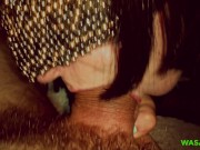 Mysterious girl sucked cock and swallowed all the cum 11/16