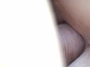 CLOSE UP  PUSSY FUCKED BY BWC, Detailed Cum Onto Asshole. Orgasm 4K 13/16