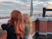 So lucky nobody saw us doing THIS on a roof 2/16