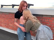 So lucky nobody saw us doing THIS on a roof 6/16