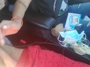 Bitch drives and strokes this dick till I blast cum 3/16