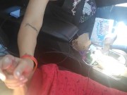 Bitch drives and strokes this dick till I blast cum 6/16
