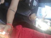 Bitch drives and strokes this dick till I blast cum 7/16