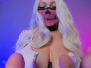 Опустошает яички сразу двух членов своими сиськами 1/16