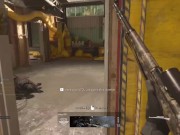 stepbrother gets his dick sucked after beating stepsister in a Call of Duty game 6/16