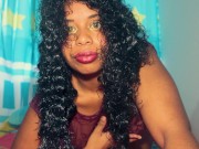 Horny ebony is waiting for you on bed 2/16