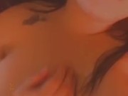 Tattooed Girl shows big tits on Snapchat 10/16