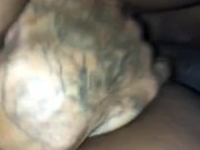 She sucked my 11 inches and I came inside her  13/16