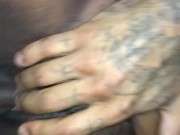 She sucked my 11 inches and I came inside her  6/16