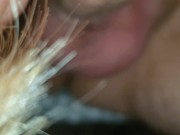 letting cuckold out of his cage. Hard handjob cum denial 1/16