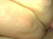 Sperm harvesting from fucked pussy with closeup of creampie inside the tight and shaved - Sneak Peak 14/16