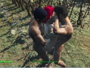 Two guys fuck a pregnant girl in a corn field | fallout 4 sex mod 6/16