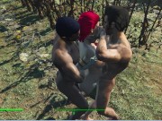 Two guys fuck a pregnant girl in a corn field | fallout 4 sex mod 7/16