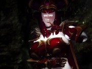 天际 巨魔操红龙女王阿莱克丝塔萨 1/16