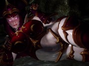 天际 巨魔操红龙女王阿莱克丝塔萨 2/16