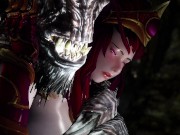 天际 巨魔操红龙女王阿莱克丝塔萨 4/16