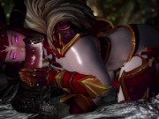 天际 巨魔操红龙女王阿莱克丝塔萨 7/16