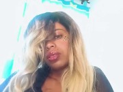 Sexy ebony with blonde wig needs to be fucked 1/16