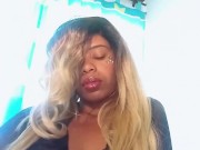 Sexy ebony with blonde wig needs to be fucked 2/16