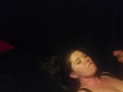 facials, cumshots and creampie's OH MY! This dirty talking milf can't get enough cum 16/16