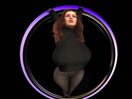VR Girl with big boobs and sexy ass (VR Test)