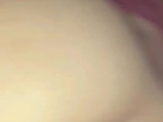 Getting fucked hard & fast by husbands tatted dick! 10/16