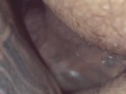 Getting fucked hard & fast by husbands tatted dick! 16/16