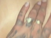 Getting fucked hard & fast by husbands tatted dick! 4/16