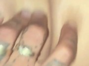 Getting fucked hard & fast by husbands tatted dick! 5/16