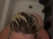 Stepbro and stepsis share shower together things get a little to soupy and wet  9/16
