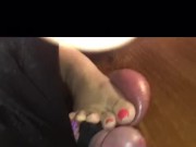 Asian mistress stomps balls hard 8/16