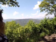 Публичный секс на горе, кунилингус + спермапоцелуй 15/16