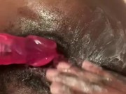 Ebony is a squirter n creamer 11/16