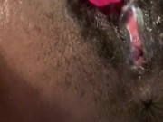 Ebony is a squirter n creamer 3/16