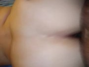 Latina cums all over BBC . HUGE CUMSHOT 15/16