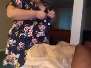 Latina cums all over BBC . HUGE CUMSHOT 2/16