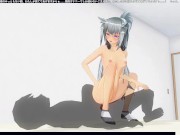 3D HENTAI fucked in her room 11/16