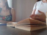 Russian literature tutor slid her hand into my underwear and bent me over instead of the lesson! 1/16