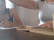 Russian literature tutor slid her hand into my underwear and bent me over instead of the lesson! 2/16